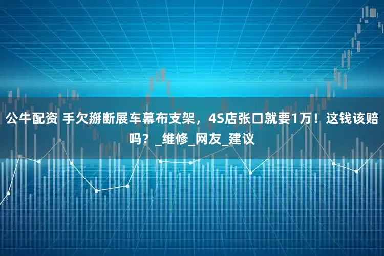 公牛配资 手欠掰断展车幕布支架，4S店张口就要1万！这钱该赔吗？_维修_网友_建议