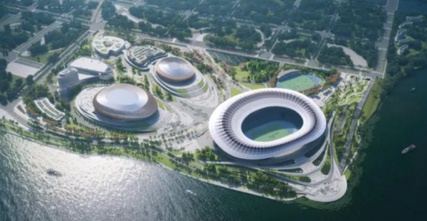 配资快线 ​湾区新地标揭面！大湾区文化体育中心竣工，打造“赛平两用”世界级场馆